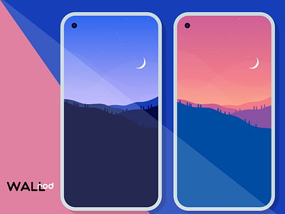 WallRod android android app app artist beautiful design developer dribbble dribbble best shot flat graphic design graphic art illustration landscape minimal new playstore wallpaper wallpapers