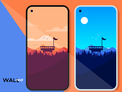 WallRod Update android android app app beautiful brand design developer dribbble dribbble best shot flat graphic design graphic art graphicdesign illustration iphone landscapes minimal wallpaper design wallpapers