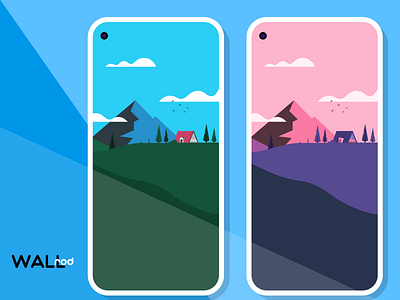 WallRod Update android android app app beautiful best shot design developer dribbble graphic art graphic design illustration landscapes mountains wallpapers