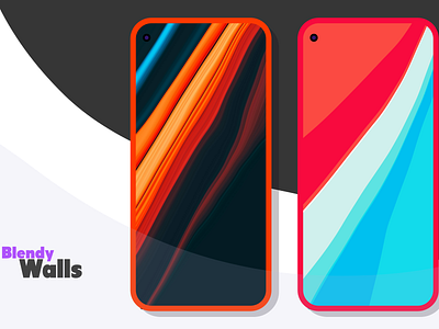 Blendy Wallpapers abstract abstract art android android app app artwork design developer dribbble graphic design graphic art illustration wallpapers