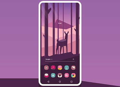 Caramel Icon Pack android android app app design developer dribbble flat graphic design graphic art homescreen icon icon app iconpack illustration illustrator minimal new new app ui wallpapers