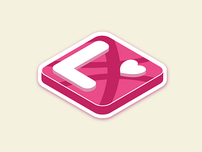 Just hit it. dribbble key keyboard like love playoff sticker