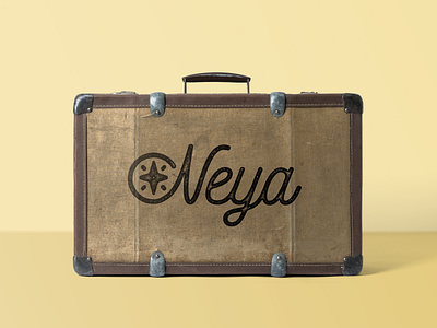 Neya Travel logo branding branding and identity business compass compass rose design logo logo design mock up rebranding suitcase travel travelagency vacation vector