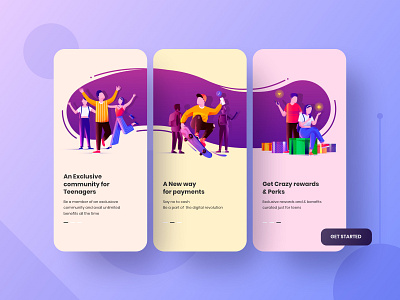 Onboarding illustration by Jon Anto on Dribbble