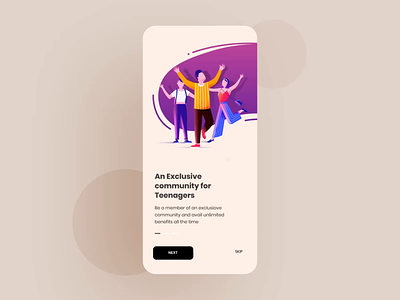 Onboarding Screen Animation animation 2d animation after effects animations art character creative illustration interaction microinteraction motion motion design onboard onboarding animation onboarding flow principle sketch ui uiux ux vector