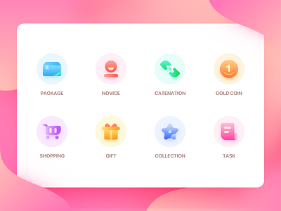 ICONS color icon ui ux