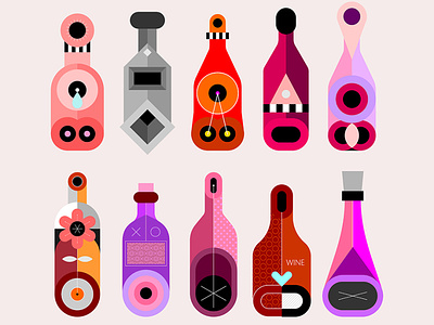Bottles / Object Design liquor