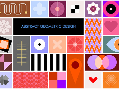 abstract geometric graphic design
