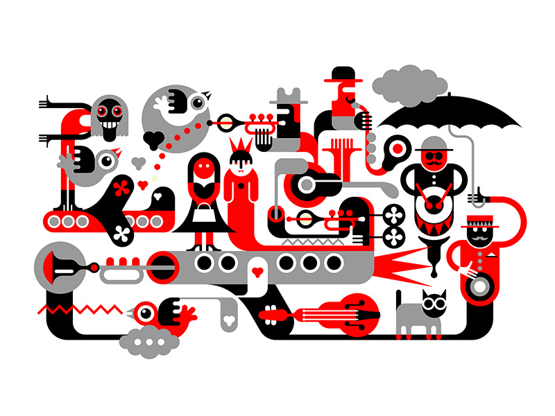 Retro Jazz Festival festival illustration jazz music
