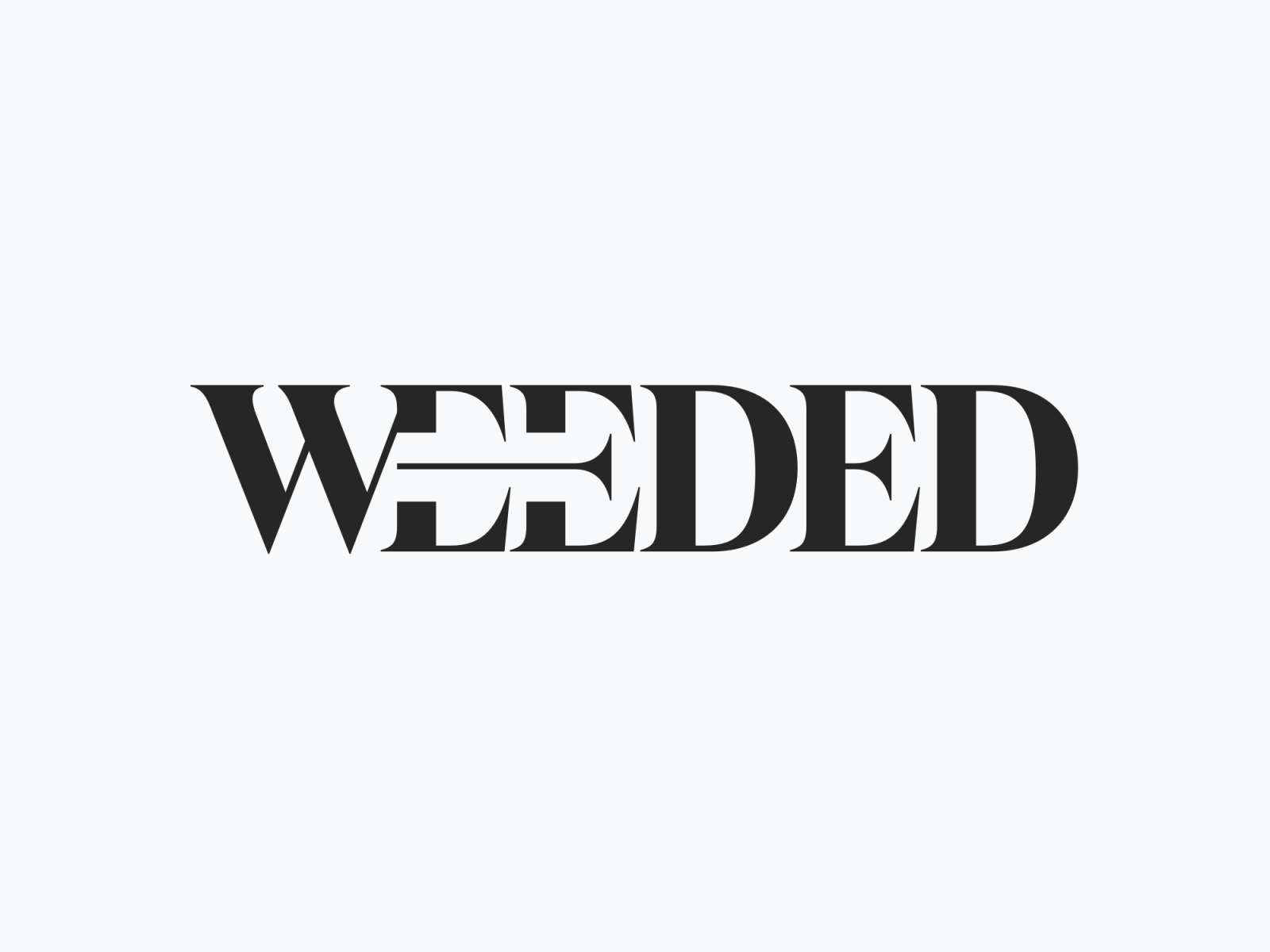 WEEDED logo by Kosuke on Dribbble