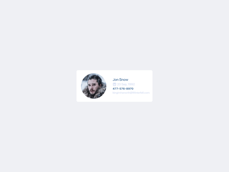 Daily UI #006 - User Profile dailyui shot ui