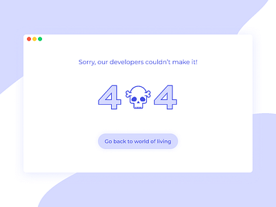 Daily UI #008 - 404 Page dailyui illustration shot ui