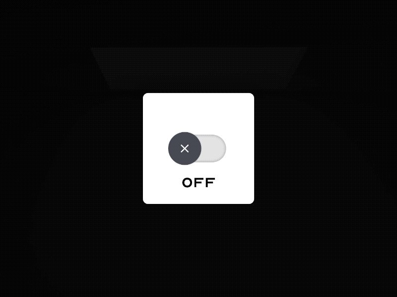 Daily UI #015 - Switch dailyui minimal shot switch toggle ui