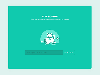 Daily UI #026 - Subscribe dailyui design illustration minimal shot subscribe ui vector