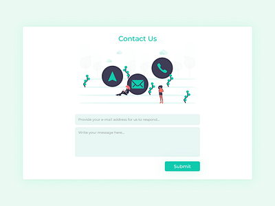 Daily UI #028 - Contact us contact form dailyui design form minimal shot ui