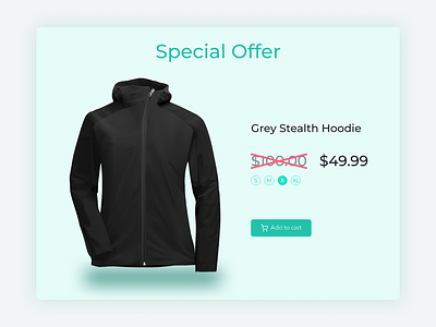 Daily UI #036 - Special Discount dailyui design shot ui