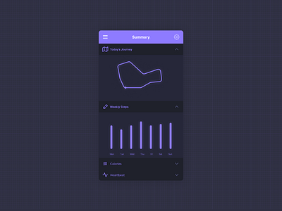 Daily UI #041 - Workout Tracker appdesign dailyui dark ui design shot ui