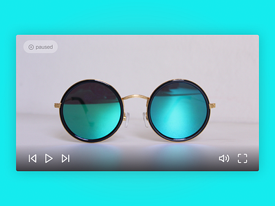 Daily UI #057 - Video Player clean dailyui design minimal shot ui