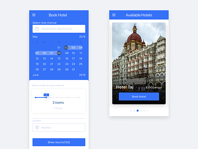 Daily UI #067 - Hotel Booking