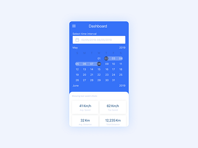 Daily UI #080 - Date Picker app calendar clean dailyui design minimal mobile shot ui