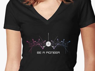 Pioneer 10 T-Shirt clothing design illustration illustrator photoshop space