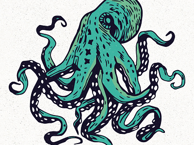 The Kraken art design illustration kraken squid tattoo