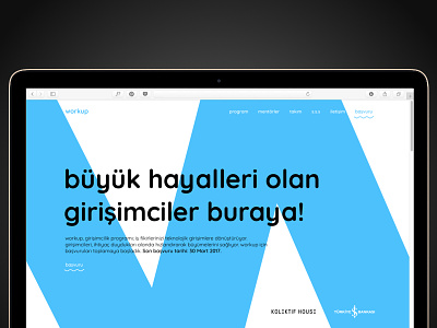 workup website exploration for iş bankası accelerator bank website