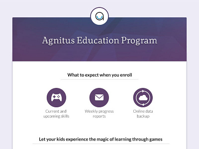 Agnitus Education Program agnitus education email grades html image ios7 navigation report skills ui user