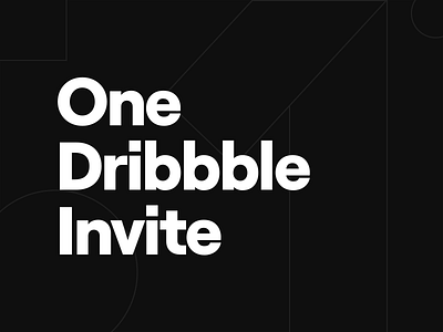 Dribbble Invite Giveaway