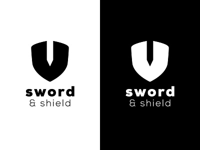 Logo Challenge #12 challenge design logo logochallenge security shield sword swordshield thirtylogos