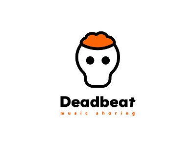 Logo Challenge #23 brand challenge deadbeat design logo logochallenge logodesign music skull thirtylogos