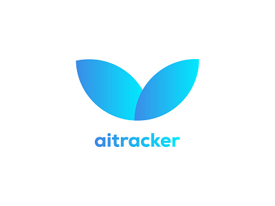 Logo Challenge #27 aitracker app challenge design fit gradient logo logochallenge thirtylogos tracker