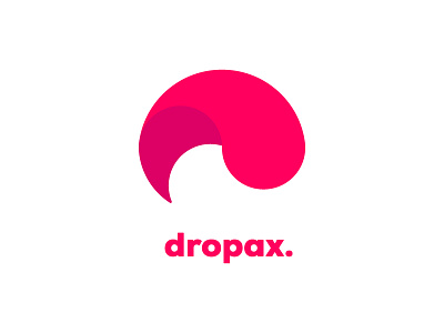 dropax challenge fly golden logo logodesign paragliding pink ratio shape trend