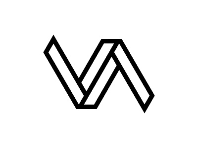 Vitesse Angulaire challenge grid lines logo logodesign mathematical modern museum physic va