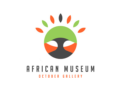 African Museum africa art color gallery logo logodesign london mark museum symbol