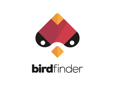 Bird finder - Logo animal bird color exposition find logo logodesign mark search shapes simple website
