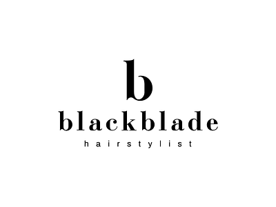 blackblade hairstylist logo