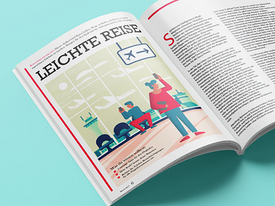 Leichte Reise - Editorial illustration