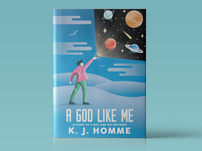 A God Like Me - Book cover illustration