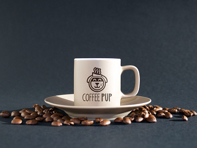 Coffee Pup - Logo & Branding art artwork branding branding design corporate branding corporate identity design drawing graphic design graphicdesign icon iconography illustration illustrator logo logo design logo mark package packaging design sketch