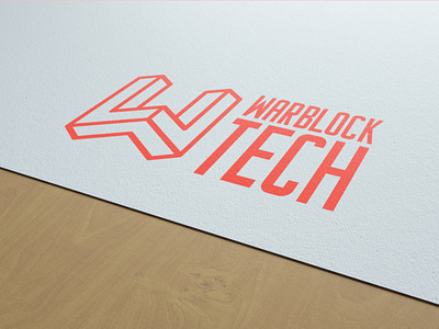 Warblock Tech - Logo design art artwork design drawing graphic design graphicdesign icon design iconography illustration illustrator logo logodesign sketch