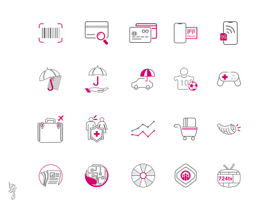 Payment Icon Set art design flat graphic design iconography icons illustration ios minimal ui vector