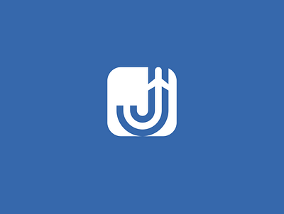 J plane icon logo logotype ui ux vector