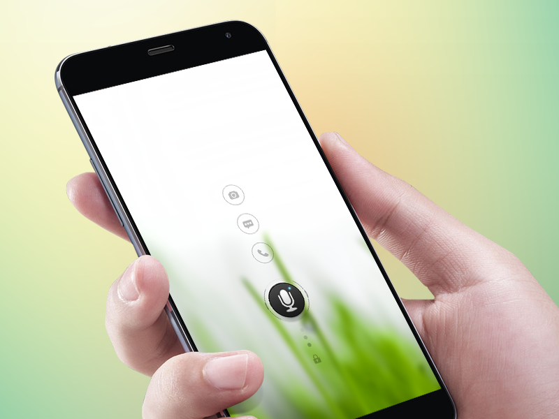 Voice Unlock by San J on Dribbble