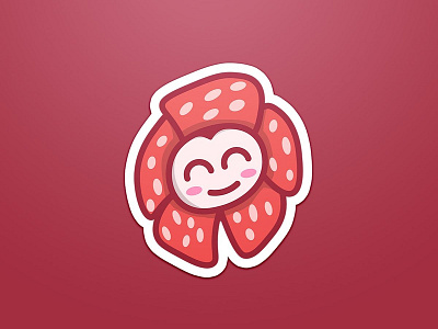 Rafflesia Flower brand and identity design dribbble flower flower logo icon illustration logo
