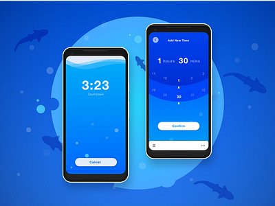 Little Jar of Time App illustration timer ui design