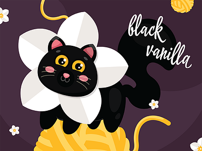 Black Vanilla cartoon illustration