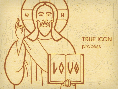 True Icon Process icon saint true