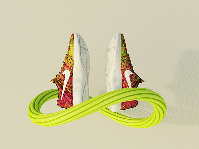 Bolder Creative - Nike Lunar 3d boldercreative contemporary lunar mograph nike running shoes sneaker trainers vibrant wearebolder