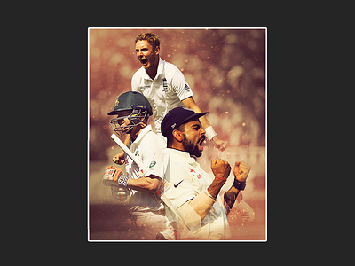Test Cricket australia cricket design england graphic india match media social sport test